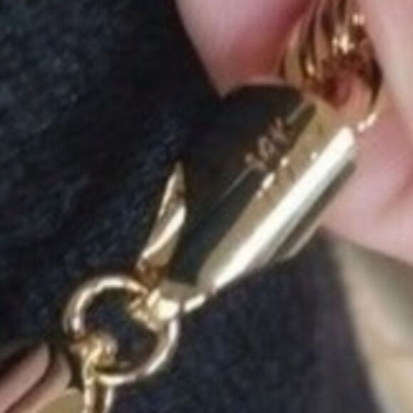 ❤️14k stamped gold Bonded rope chain necklace unisex masculine or feminine - Picture 3 of 3